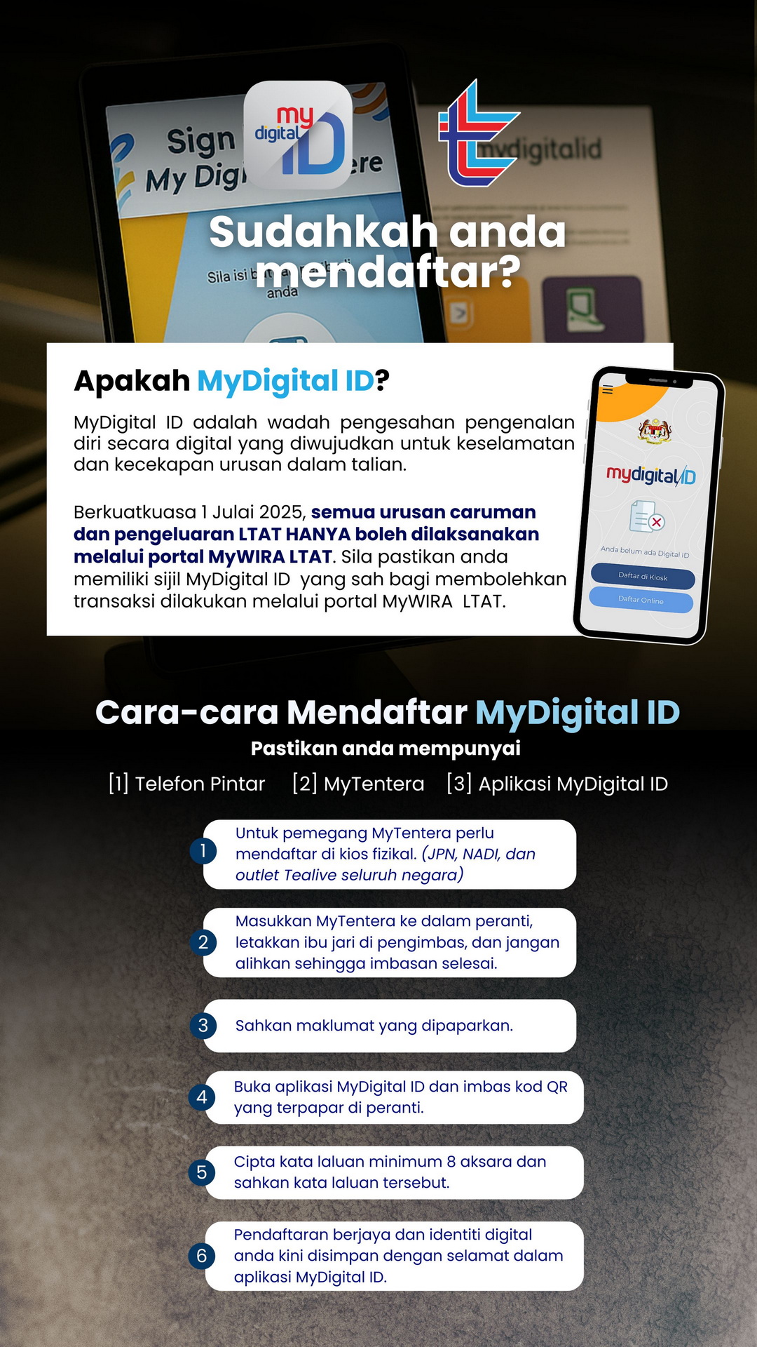 Pendaftaran MyDigital ID MyWIRA Portal_MyWIRA Mobile Apps