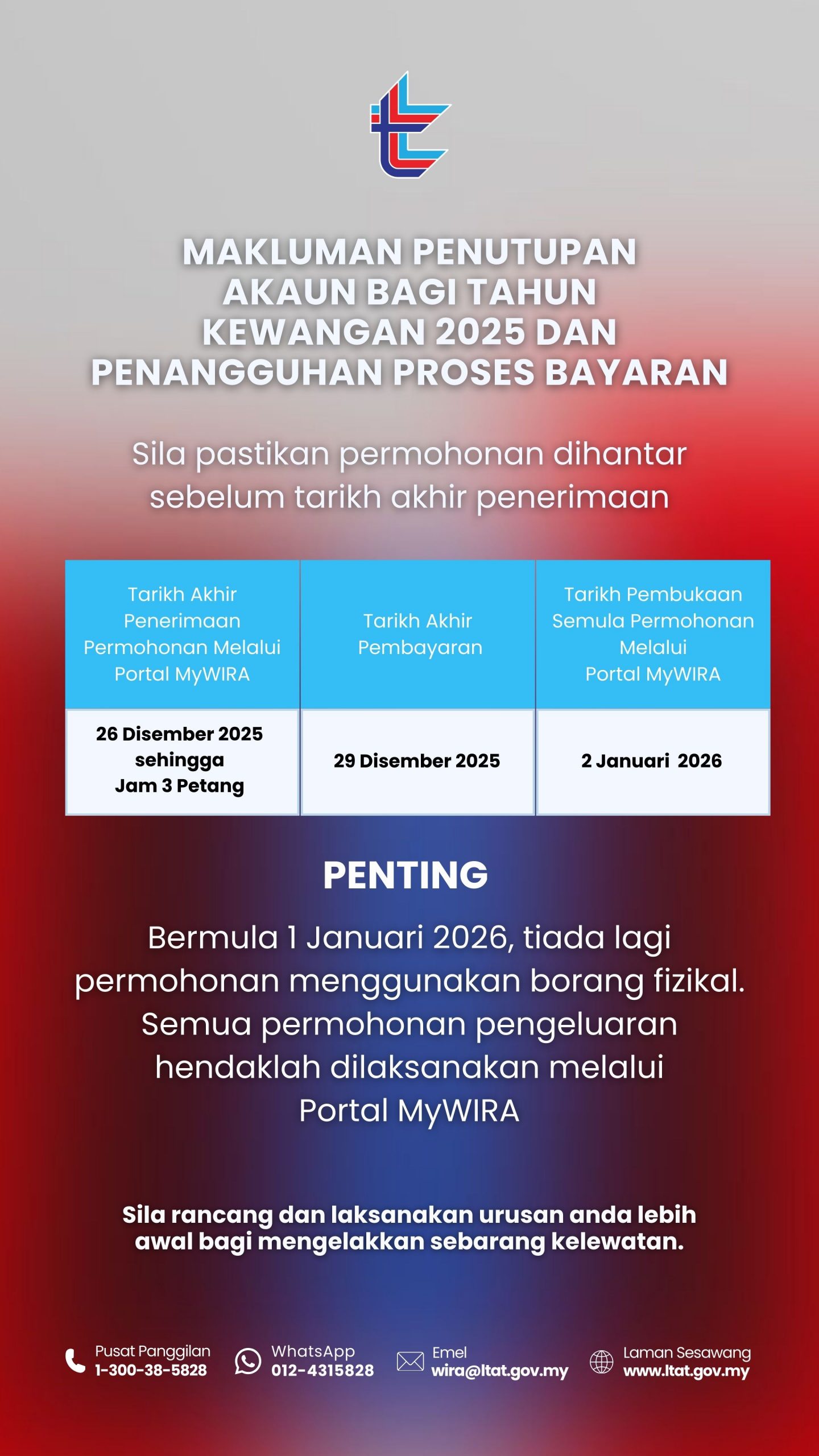 mMaklumat Penting_MyWIRA Mobile Apps