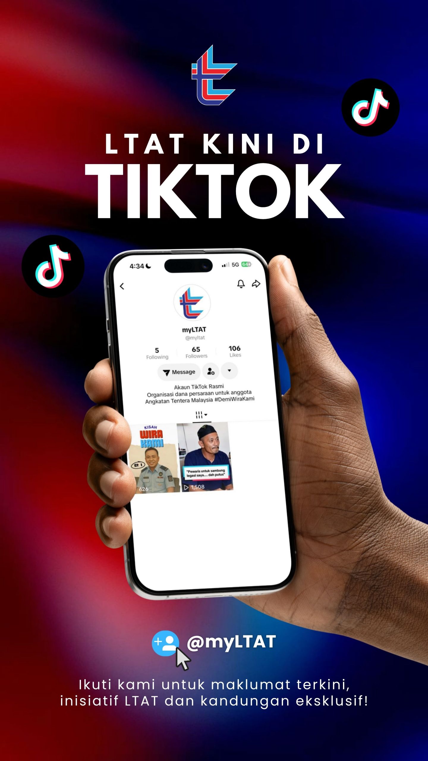 LTAT Kini di TikTok_MyWIRA Mobile Apps