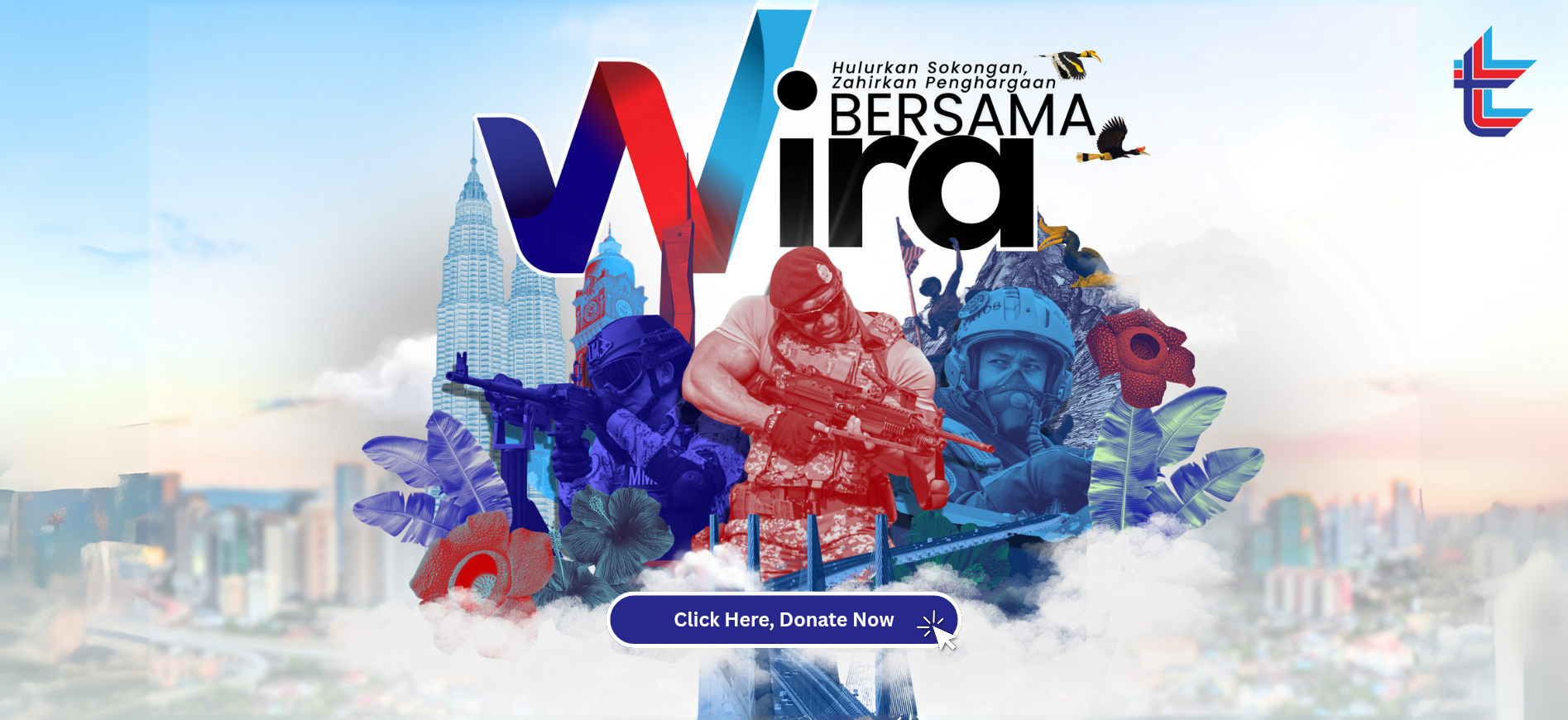 weTekan Sini, Derma Sekarang!